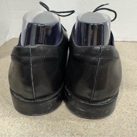 Luca Bossi Men’s Black Lace Up Cap Toe Oxfords Classic Old Money 43 US 9.5-10 main image 5